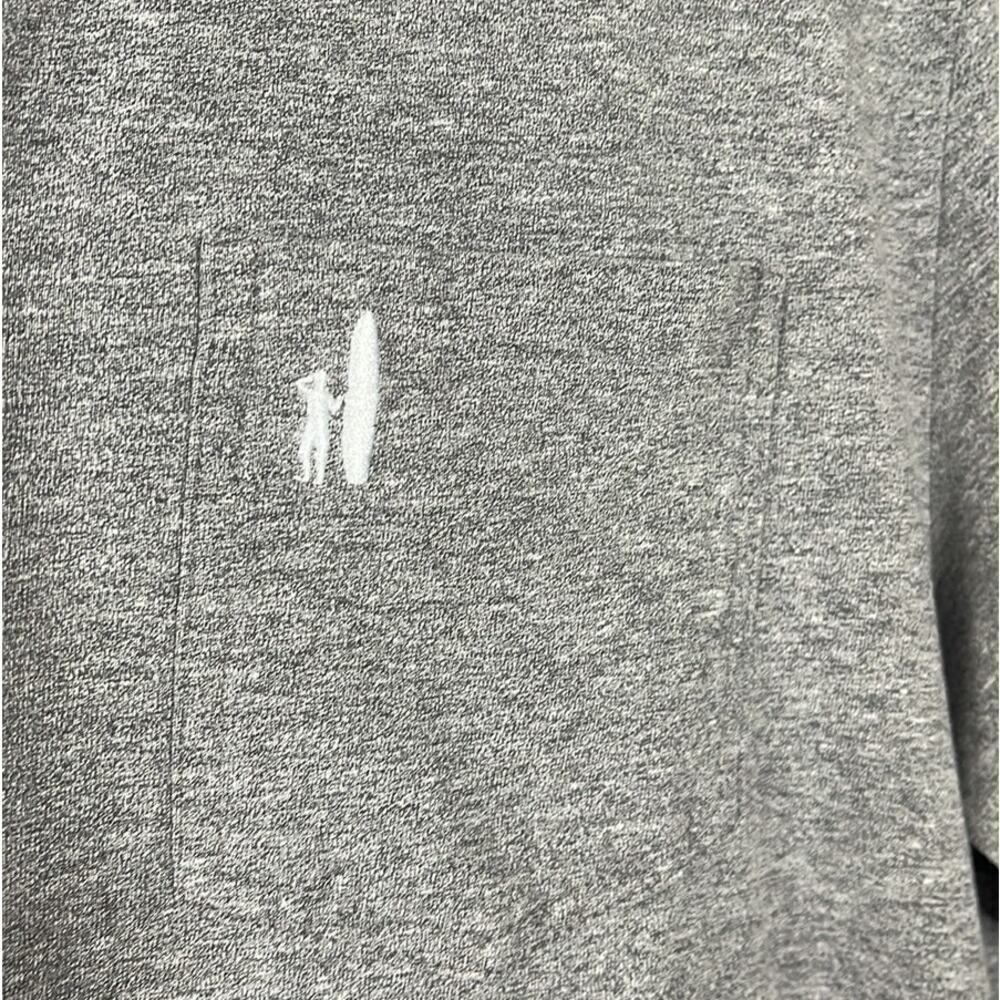 JOHNNIE -O HANGIN' OUT GRAY MEN'S POLO T-SHIRT SIZE M - Picture 4 of 6